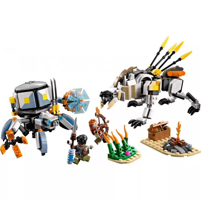 LEGO komplekt Horizon Adventures 77037 – Aloy ja Varl vs Shell-Walker ja Sawtooth, 768 tk, 2 minifiguuri