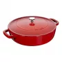 Staub Roaster Chistera 28cm ümmargune kirsipunane 40511-474-0 405114740 (40511-474-0)