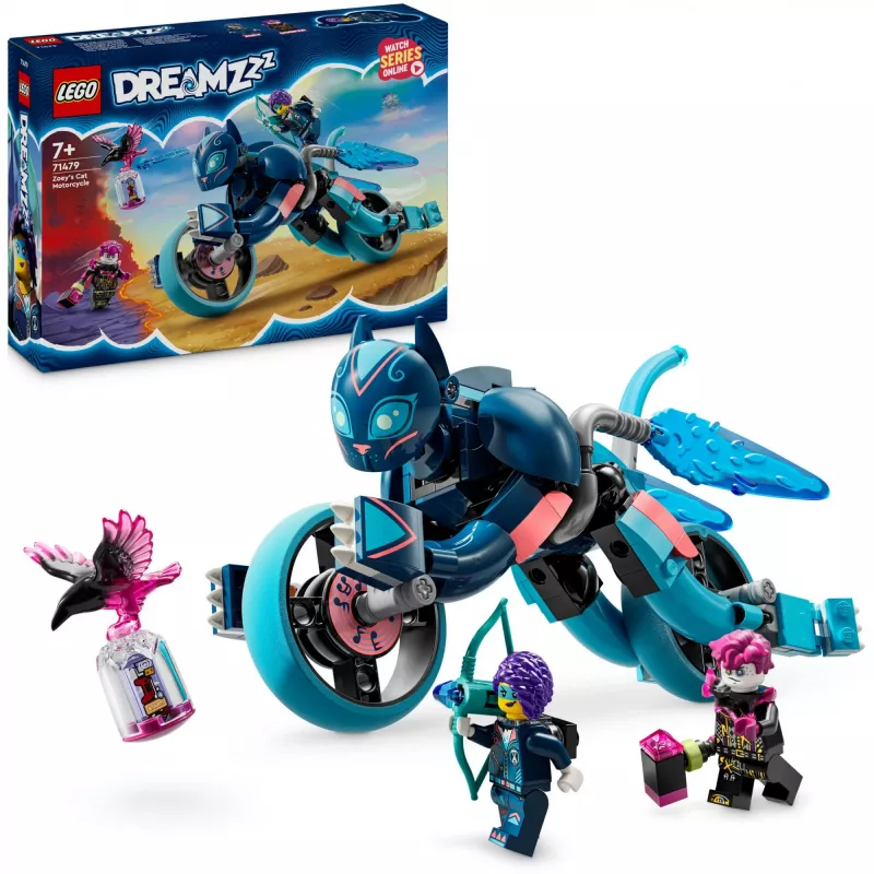 LEGO DREAMZzz Zoey kassi mootorratta ehituskomplekt 71479