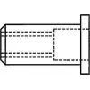 Keermega pimerivetmutter GESIPA A2 M8 x 11 x 17 mm Standard KS materjalidele paksusega 0,25–3,5 mm, pakis 100 tk