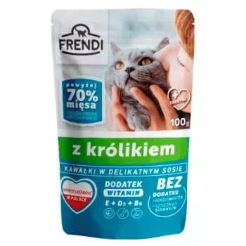 Märg kassitoit Frendi Pieces in sauce with rabbit — 100 g kotike