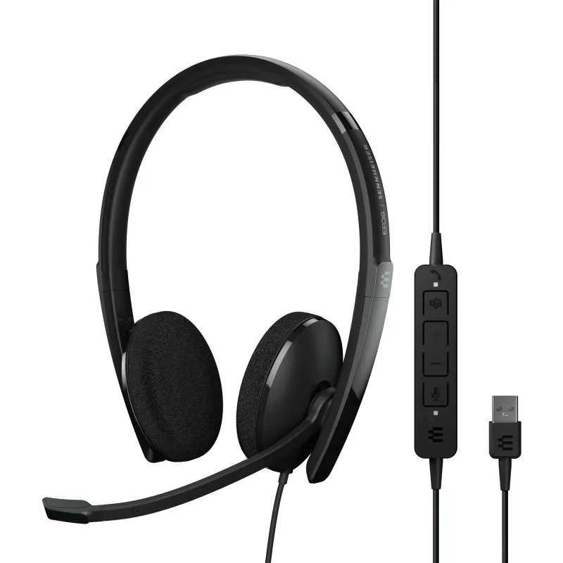 EPOS | SENNHEISER ADAPT 160T USB II peakraav juhtmega peapaelaga kontor/kõnekeskus USB Type-A must