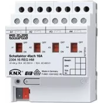 JUNG 2304.16 REGHM - 150 mW - Valge - VDE - 3680 W - 250 - 400 V - 16 A