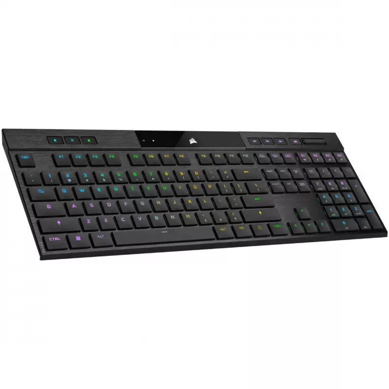 Corsair K100 RGB AIR Wireless Ultra-Thin Mechanical Gaming klaviatuur, Cherry ULP Tactile - must, DE
