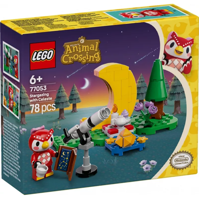 Ehitusmänguasi LEGO Animal Crossing Tähevaatlus Eufemiaga komplekt 77053