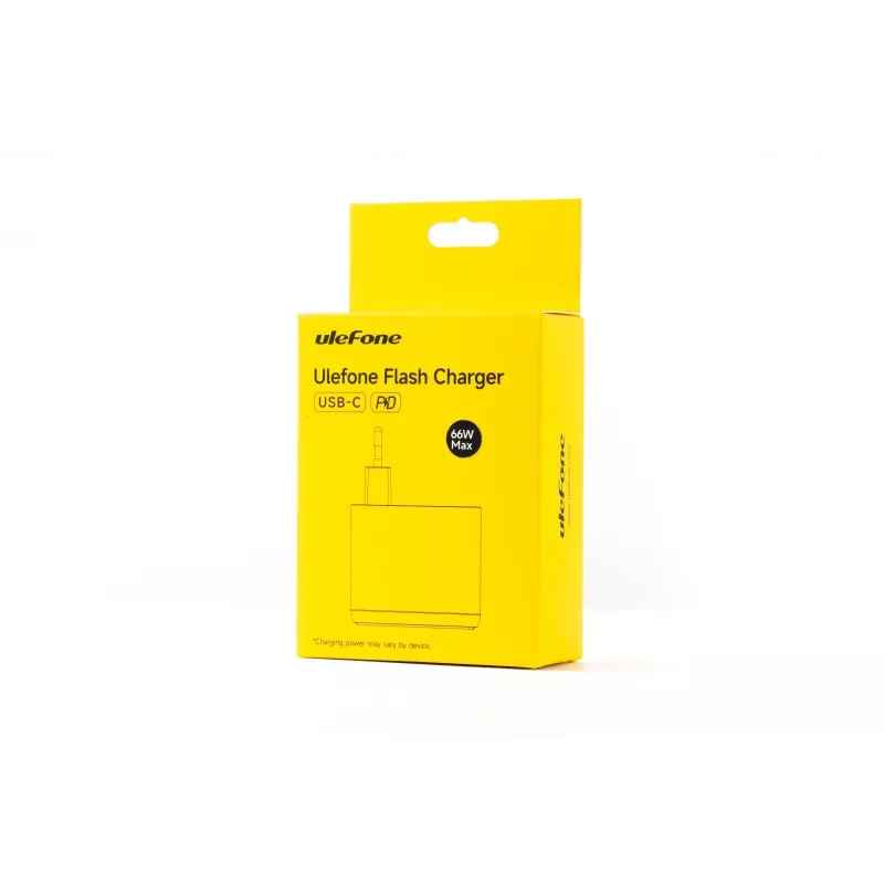 UleFone 66W laadija — kiire USB-toiteadapter kaasaskantavatele seadmetele, mudel UF-CHAR-66WR