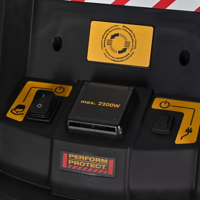DeWALT DWV901L tolmuimeja Must, kollane 30 L 1400 W