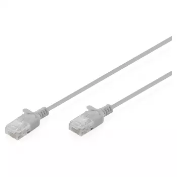 Kaugühenduskaabel DIGITUS CAT6 U-UTP õhuke, 1,5 m, hall