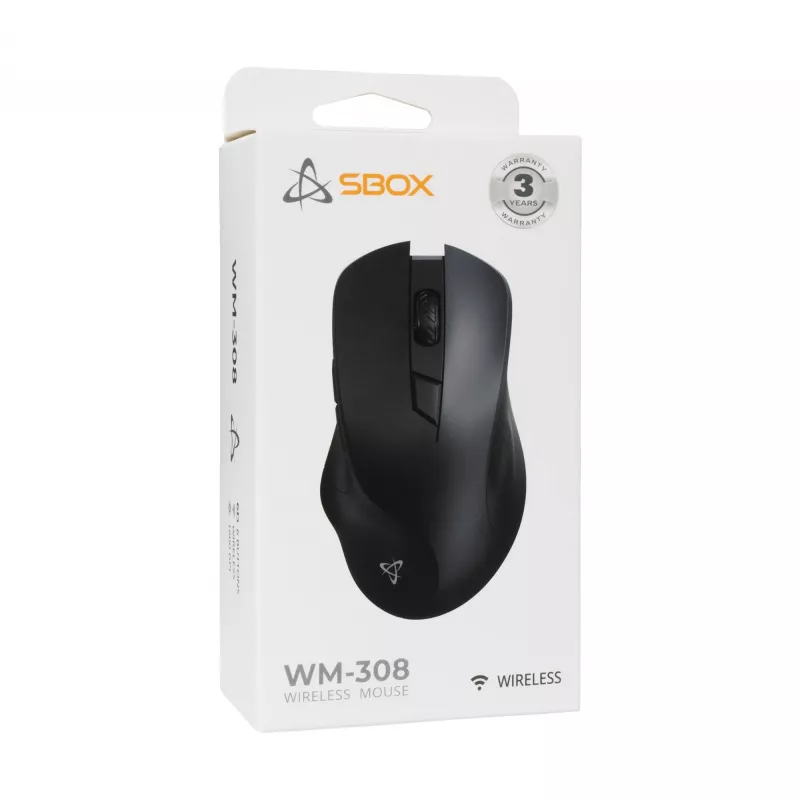 Sbox WM-308 Must USB hiir