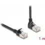 DeLOCK RJ45 Cat.6A võrgukaabel 1 m must