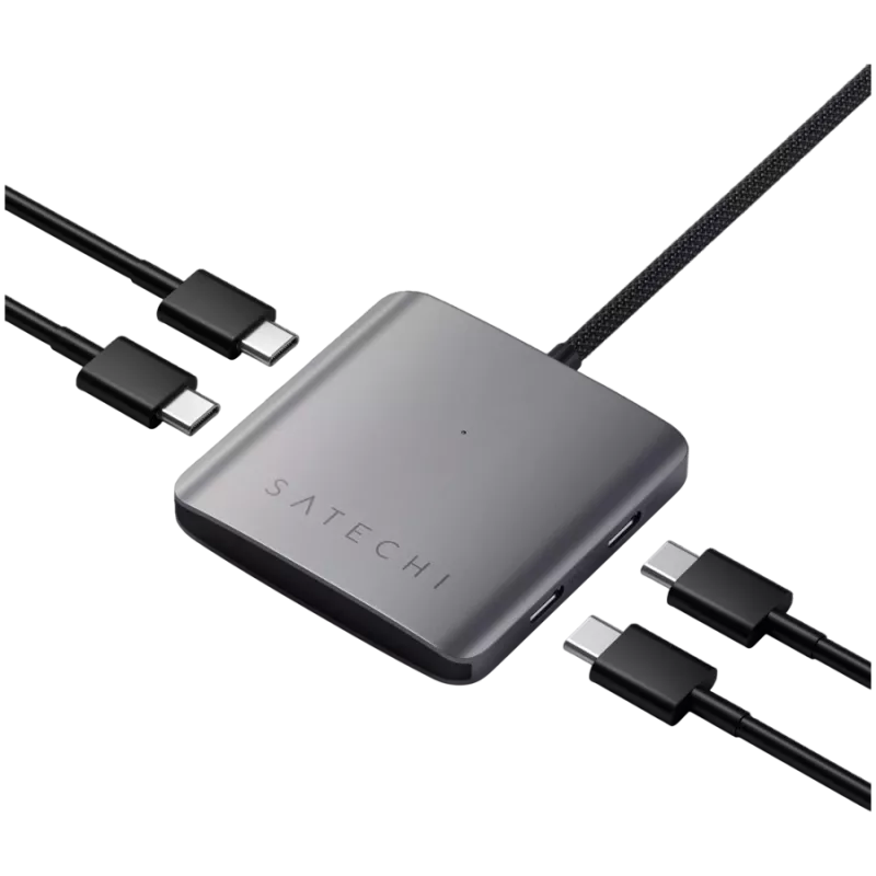 Satechi USB-jaotur toiteedastusega, 4x USB-C 3.2