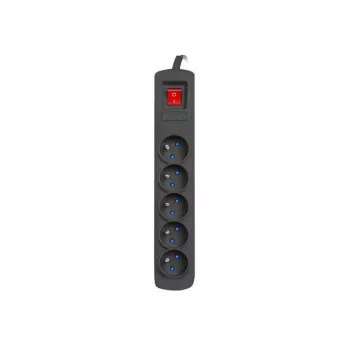 Pistikupesade riba Armac ARC5 must 5 vahelduvvoolupesaga 250 V 5 m
