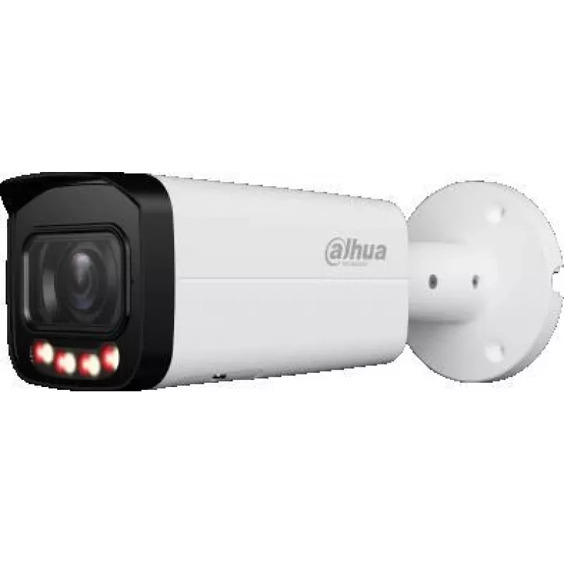 IP turvakaamera DAHUA IPC-HFW2449T-ZAS-IL — 4 MP, 2.7–13.5 mm motoriseeritud suum, IP67/IK10, PoE, IR/valged LEDid