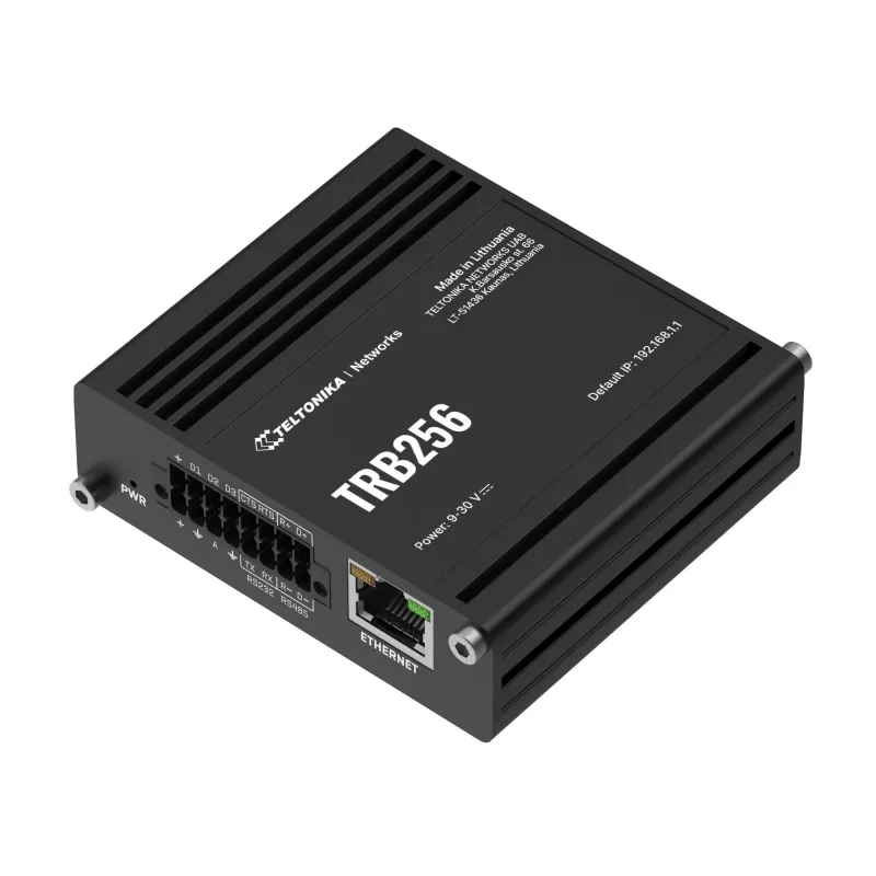LTE M1/NB-IoT ruuter | TRB256 | 10/100 Mbps Mbit/s | Ethernet LAN (RJ-45) pordid 1 | Mesh tugi Ei | MU-MiMO Ei | 4G