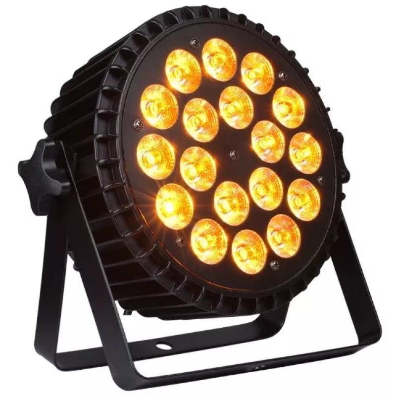 LIGHT4ME ALU QUAD PAR 18x6W RGBW - lavalava prožektor