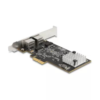 DeLOCK 81261 PCI Express x2 võrgukaart, 2 x RJ45 5 Gigabit LAN