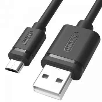 UNITEK Y-C434GBK USB-kaabel USB 2.0 1,5 m USB A Micro-USB B Must