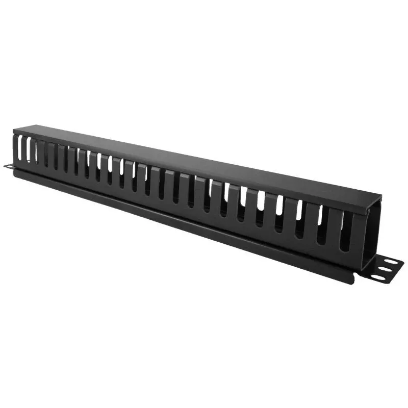 Kaablikarp Alantec PK008 seinakorraldaja 1U must metall/plast