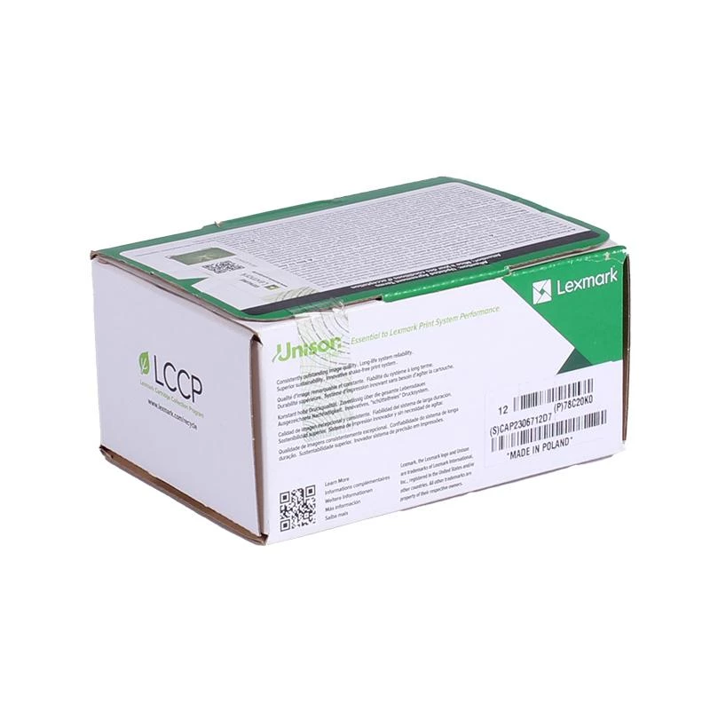 Lexmark 78C20K0 toonerikassett 1 tk Originaal Must