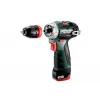 Püstolkäepidemega puur Metabo PowerMaxx BS BL Q, 12V, 2Ah, 1500 p/min, 900g