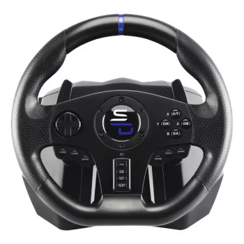 Rool + Pedaalid Subsonic SV750 Must 270° Pöörlemine USB