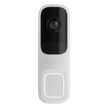 Ajax Doorbell Valge Wireless 4 MP Night Vision aku Powered