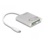 Kaardilugeja DeLOCK 91005 USB 3.2 Gen 1 USB-C Hall CF MMC MicroSD