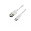 USB-kaabel Belkin CAB002BT0MWH 0,15 m USB A USB C Valge