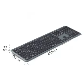 Mitme seadmega klaviatuur WK-550 must