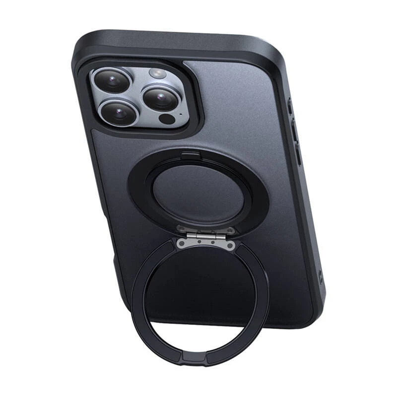 Kaitsev MagSafe ümbris Mcdodo PC-4933 iPhone 16 Pro Max'ile integreeritud alusega, must