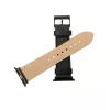 Nahkrihm Apple Watchile FIXED FIXLST-434-BK — must, asendusrihm