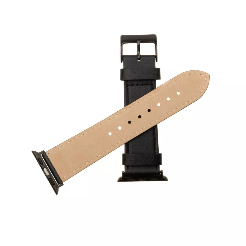 Nahkrihm Apple Watchile FIXED FIXLST-434-BK — must, asendusrihm