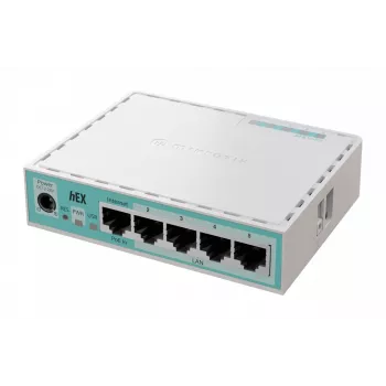 Mikrotik hEX juhtmega ruuter Gigabit Ethernet Valge