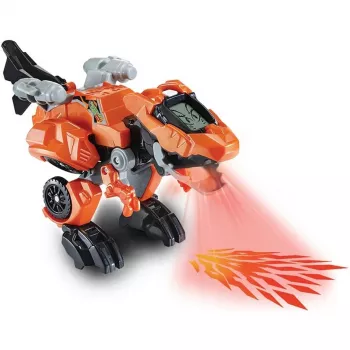 Muutev mängufiguur VTech Fire-T-Rex 80-538004 — elektrooniline mänguasi, mis muundub dinosauruseks