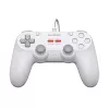 Juhtmega mängupult GameSir T3 Lite WT valge — ergonoomiline juhtmega pulk, ühildub arvutiga
