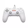Juhtmega mängupult GameSir T3 Lite WT valge — ergonoomiline juhtmega pulk, ühildub arvutiga