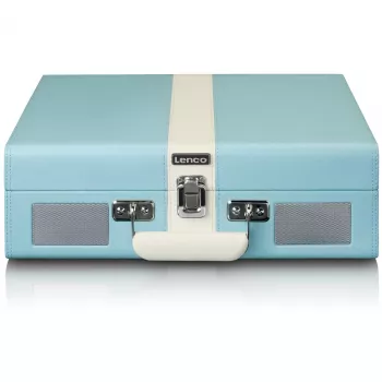 Rihmveoga audiopleier Lenco TT-110 sinine valge poolautomaatne