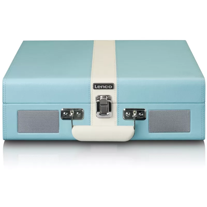 Rihmveoga audiopleier Lenco TT-110 sinine valge poolautomaatne