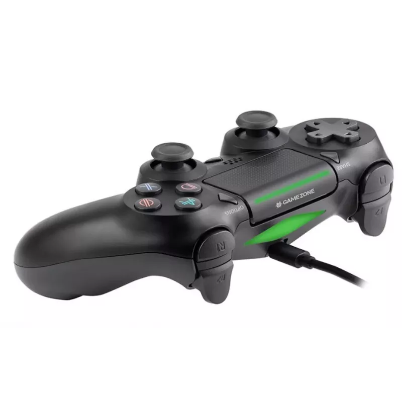 Juhtmega mängupult TRACER SHOGUN PRO Must — 16 nuppu, analoog/digitaalne, 1,5 m kaabel, vibratsioon, PC/PS4/PS3