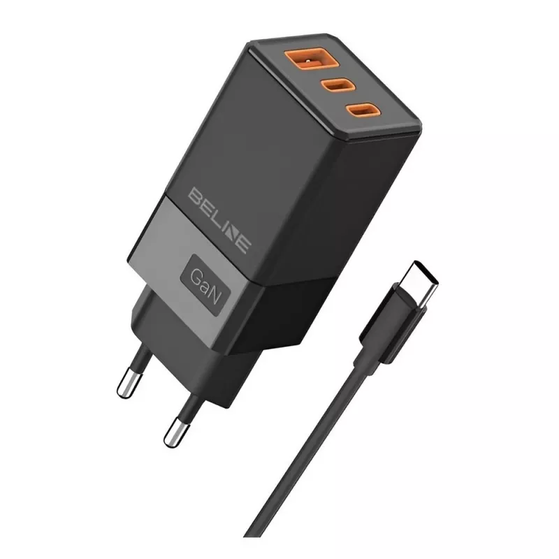 Beline sein. 2x USB-C 1x USB 65W Kaabel USB-C Must/Must PD 3.0