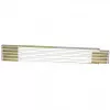 Kokkuvolditav joonlaud STANLEY 0-35-458, puidust, 2 m, 17 mm laius, valge/kollane
