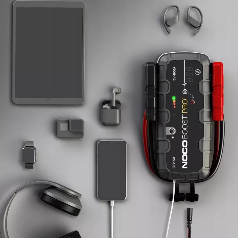 NOCO GB150 Boost 12V 3000A Jump Starter käivitusseade integreeritud 12V/USB akuga
