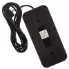 Pikendusjuhe MACLEAN MCE391 B – 6 pistikupesa, 4×USB-A + 1×USB-C, 110–240V, 2500W, 3 m kaabel, must