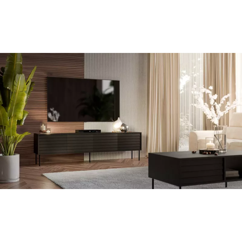 Cama CORTINA 4D TV-kapp 200x40x55 must