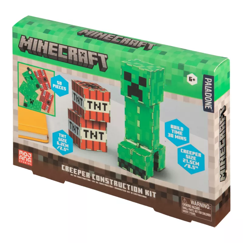 Ehituskomplekt Paladone Minecraft Creeper – kokkupandav Creeperi kujundikomplekt