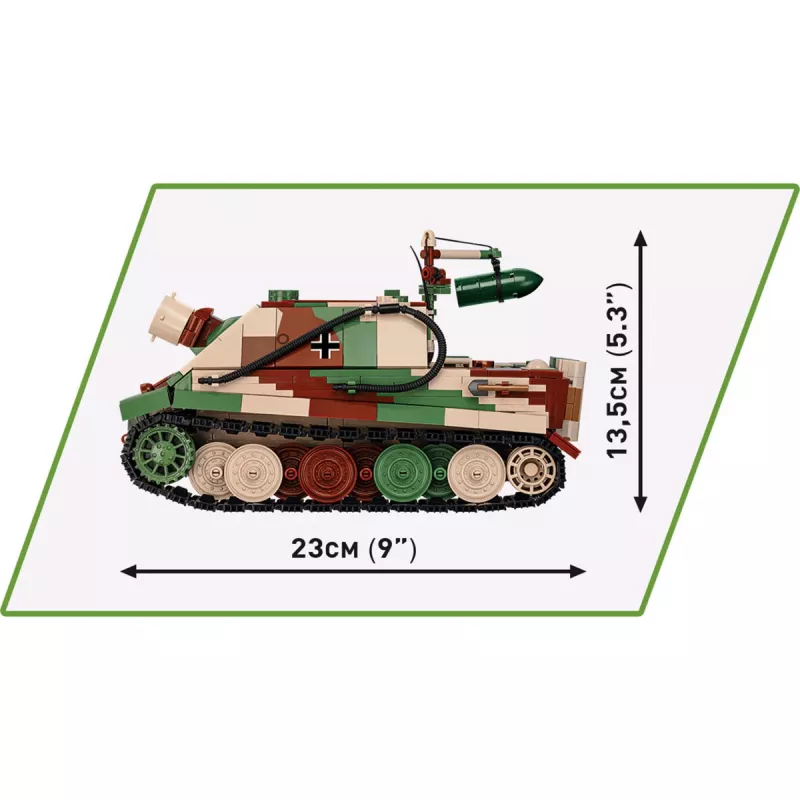 Ehituskomplekt Cobi 38 cm Sturmmörser Sturmtiger 1100 osa