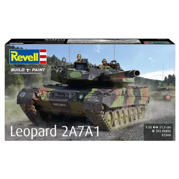 Plastikmudel REVELL Leopard 2A7A1 tanki sõjaväekomplekt (mõõtkava pole määratud)