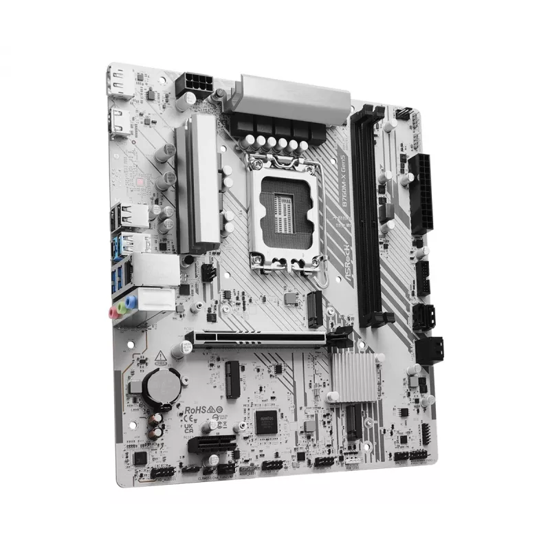 Emaplaat ASROCK B760M-X GEN5 mATX LGA1700 jaoks, 2× DDR5, DisplayPort ja HDMI