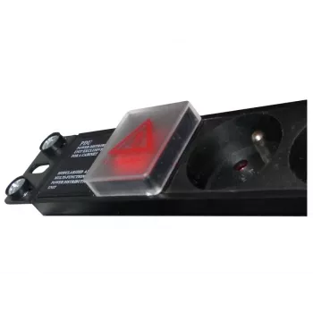 Alantec PZ081U3M toitepikendus 3 m 8 vahelduvvoolu pistikupesa Sisetingimustes Must