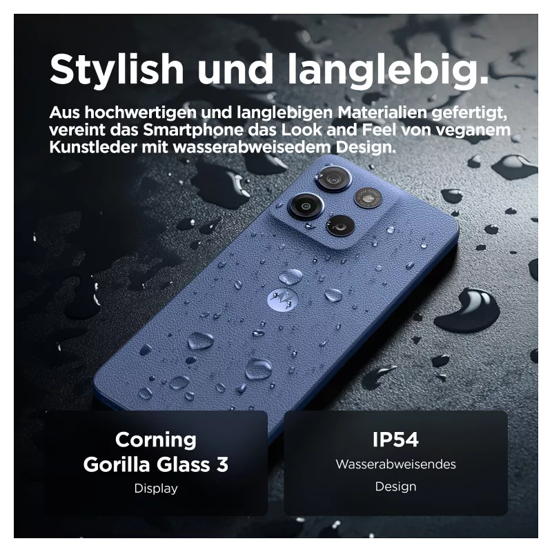 Motorola moto g15 17.1 cm (6.72 tolli) Dual SIM Android 15 4G USB USB-C 8 GB 256 GB 5200 mAh mereväesinine